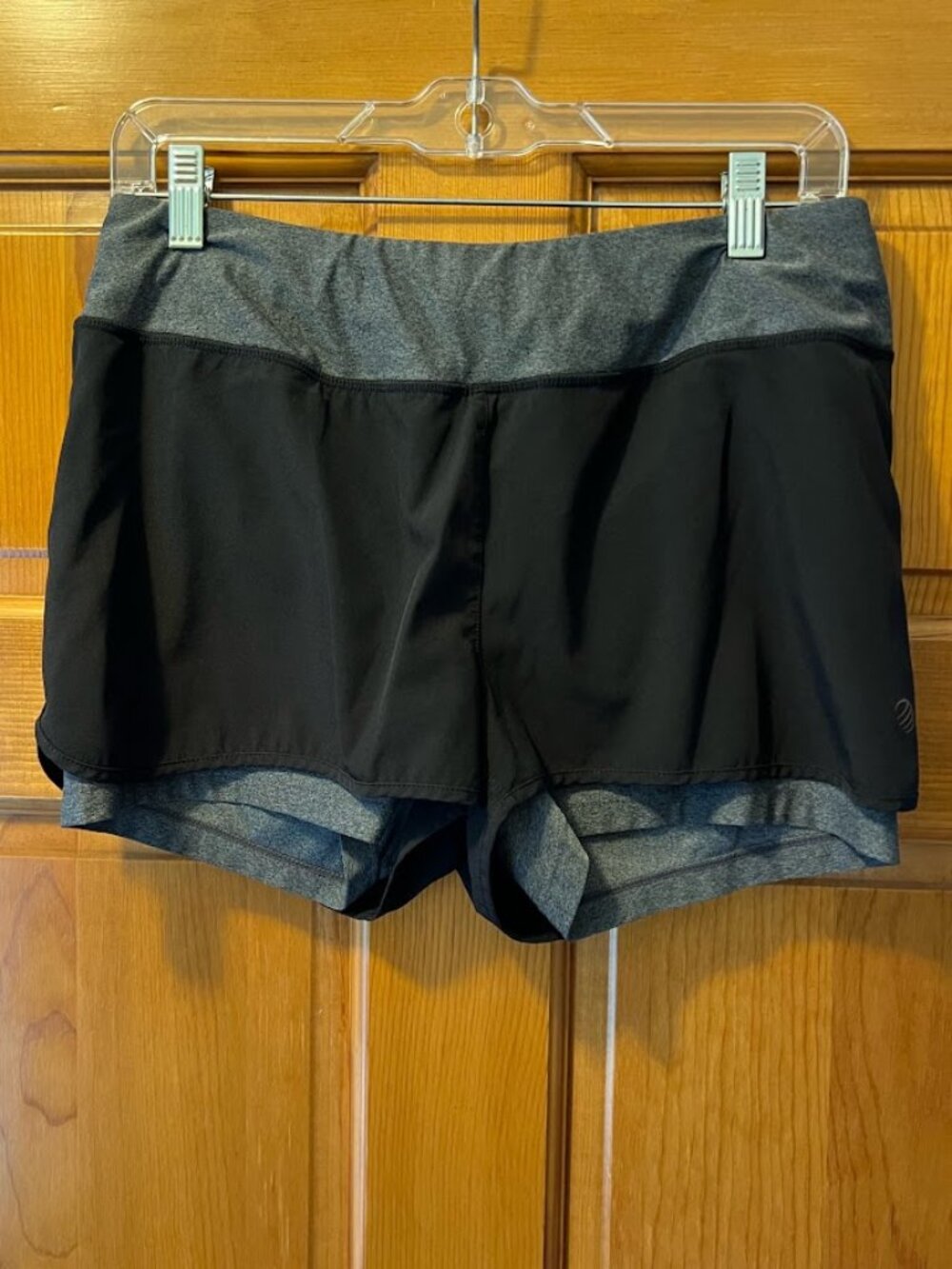 Women's Black and Grey MPG Running Shorts
